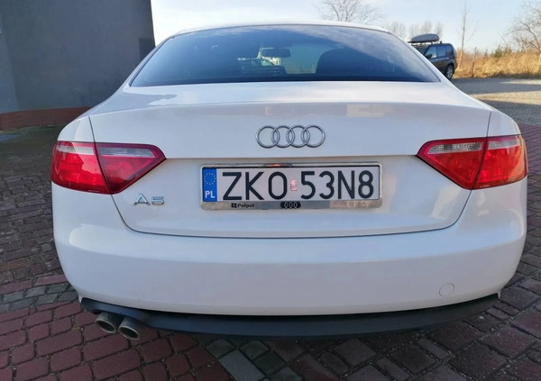 Audi A5 cena 41900 przebieg: 246700, rok produkcji 2009 z Koszalin małe 106